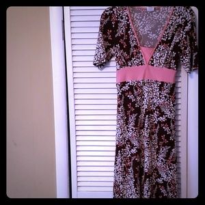 Maurices Floral Mid-Calf Dress M9